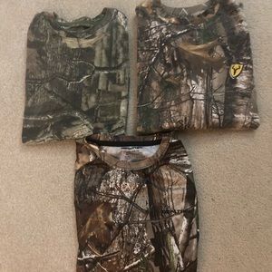 3 Boys Camo Long Sleeve Shirts for $15 (Sz 14-16)